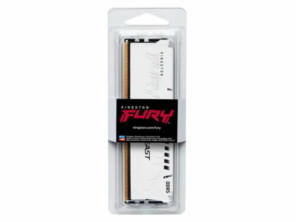 Kingston Memorija KINGSTON 16GB/DIMM/DDR5/5200MHz/CL40/FURY Beast White XMP Slika 3