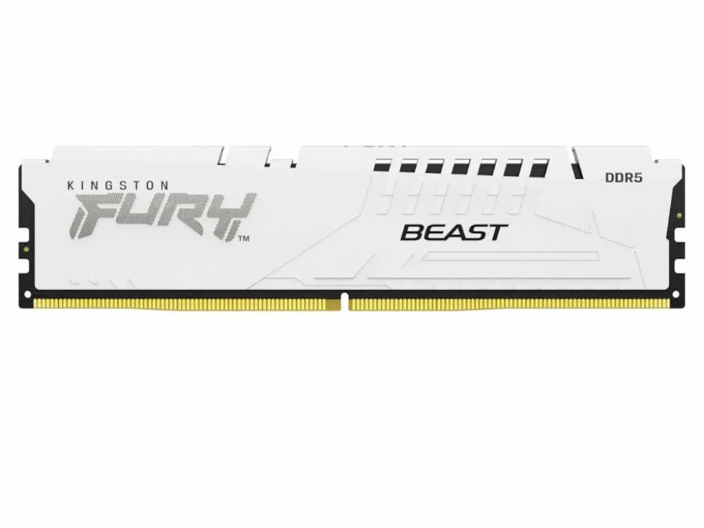 Kingston Memorija KINGSTON 32GB/DIMM/DDR5/5600MHz/CL40/FURY Beast White XMP Slika 1