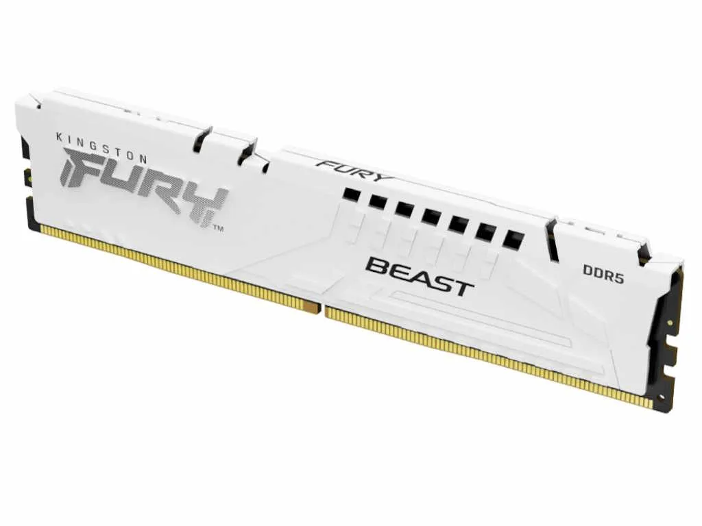 Kingston Memorija KINGSTON 32GB/DIMM/DDR5/5600MHz/CL40/FURY Beast White XMP Slika 2