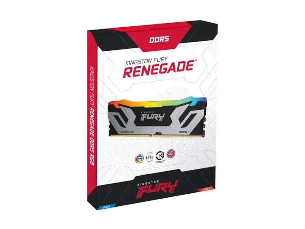 Kingston Memorija KINGSTON 48GB(2x24GB)/DIMM/DDR5/8400MHz/CL40/FURY Renegade RGB Slika 2