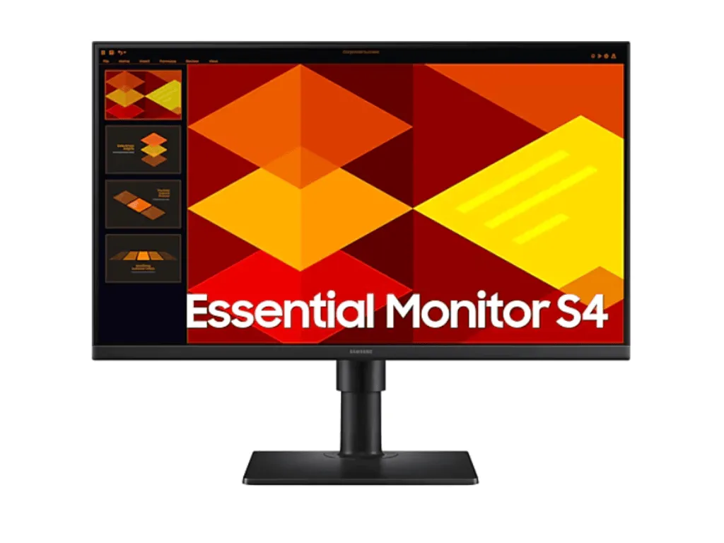 Samsung Monitor SAMSUNG LS24D400GAUXEN 24"/IPS/1920x1080/100Hz/5ms/HDMIx2,DP,USB/Pivot,visina/crna Slika 1