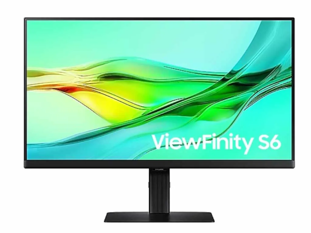 Samsung Monitor SAMSUNG LS24D600UAUXEN 24"/IPS/2560x1440/100Hz/5ms GtG/HDMIx2,DP,USB,LAN/Pivot,visina/crna Slika 1