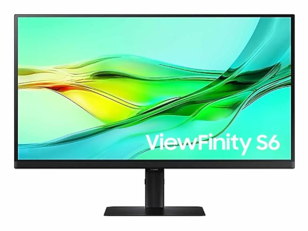 Samsung Monitor SAMSUNG LS27D600UAUXEN 27"/IPS/2560x1440/100Hz/5msGtG/HDMI,DP,USB,LAN/pivot,visina/crna Slika 1
