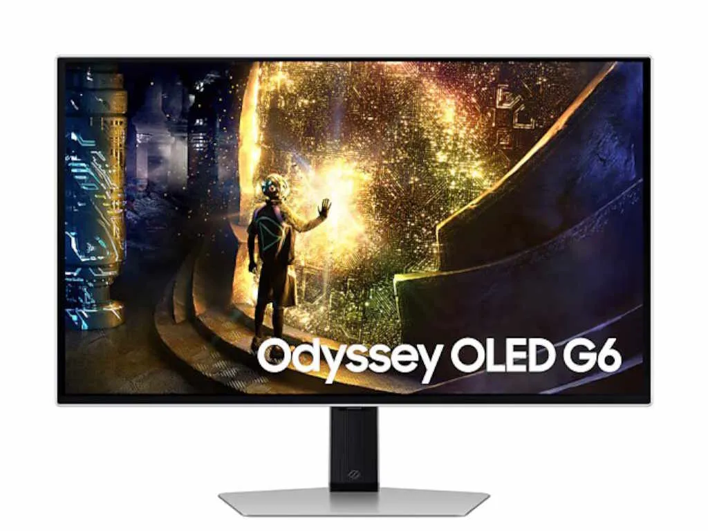 Samsung Monitor SAMSUNG LS27DG612SUXEN 27"/OLED/2560x1440/240Hz/0,03msGTG/HDMI,DP,USB C/freesync/srebrna Slika 6