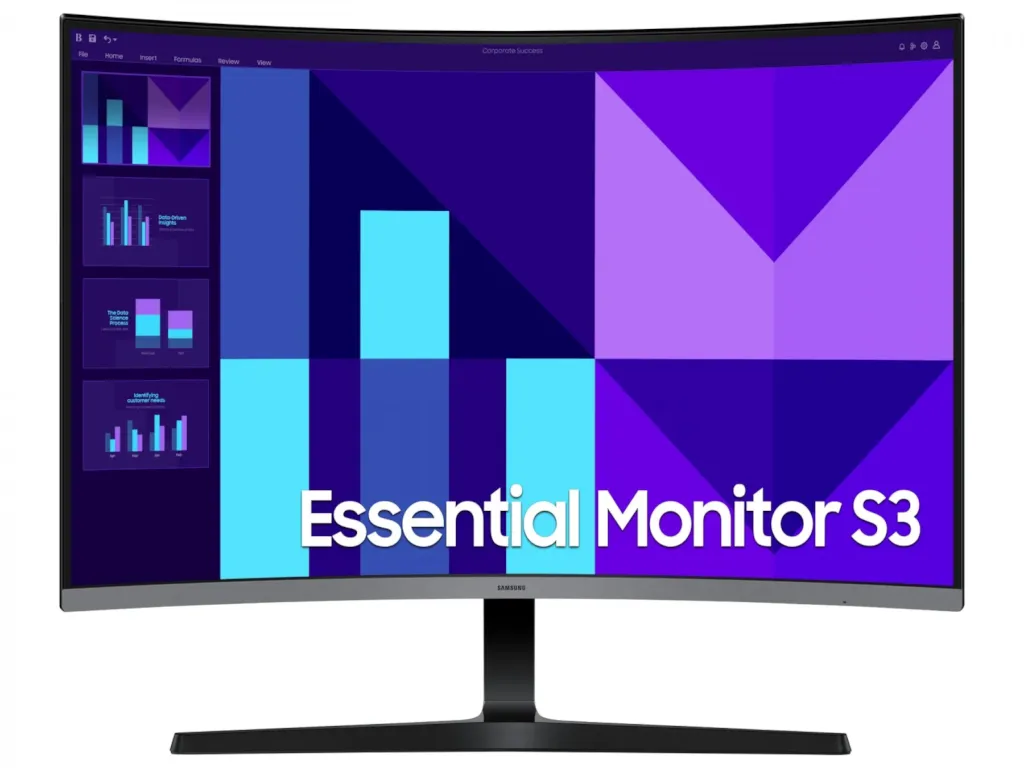 Monitor SAMSUNG LS32D396GAUXEN 32"/VA,zakrivljen/1920x1080/100Hz/4ms GtG/HDMI,VGA/VESA/zvucnici/crna Slika 2