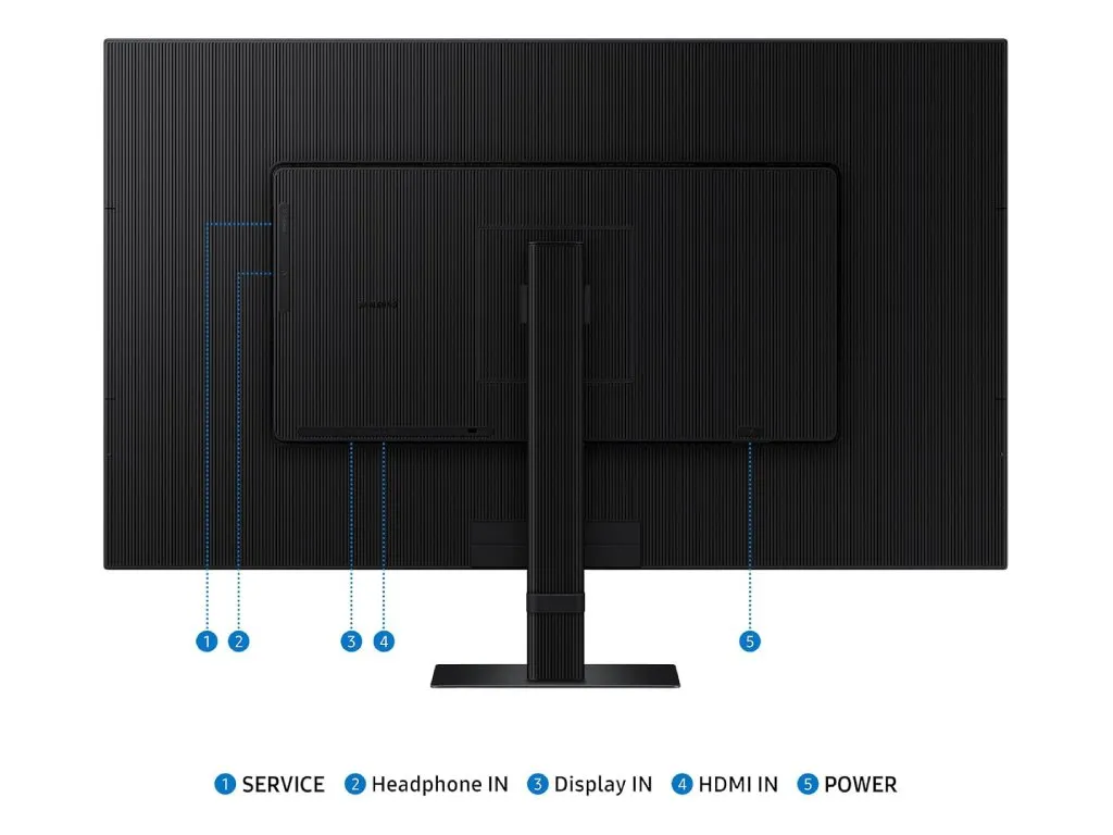 Samsung Monitor SAMSUNG LS32D700EAUXEN 32"/VA/3840x2160/60Hz/5ms GtG/HDMI,DP/VESA/crna Slika 2