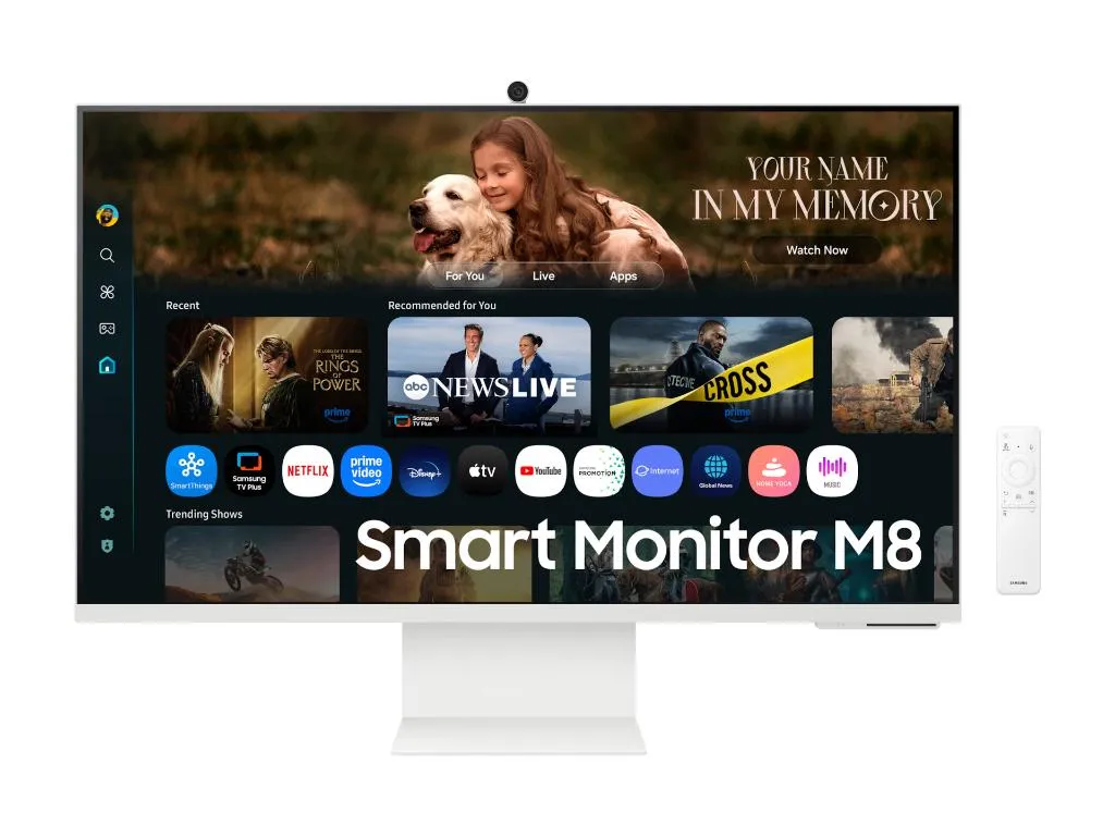 Monitor SAMSUNG LS32FM801UUXDU 32"/VA/3840x2160/60Hz/4ms GtG/HDMI,USB-C,LAN/VESA/smart/zvucnici/bela Slika 2