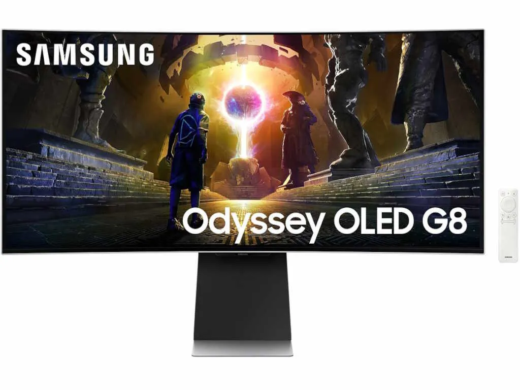 Monitor SAMSUNG LS34DG850SUXDU 34"/OLED,21:9,zakrivljen/3440x1440/175Hz/0,03ms GtG/HDMI,DP,USB/crna Slika 2