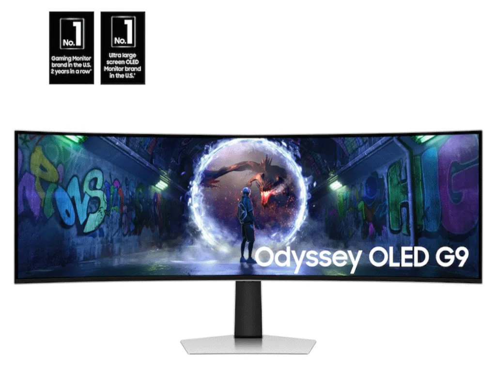 Monitor SAMSUNG LS49DG934SUXEN 49"/OLED,zakrivljen,32:9/5120x1440/240Hz/0.03ms GtG/HDMIx2,DP Slika 1