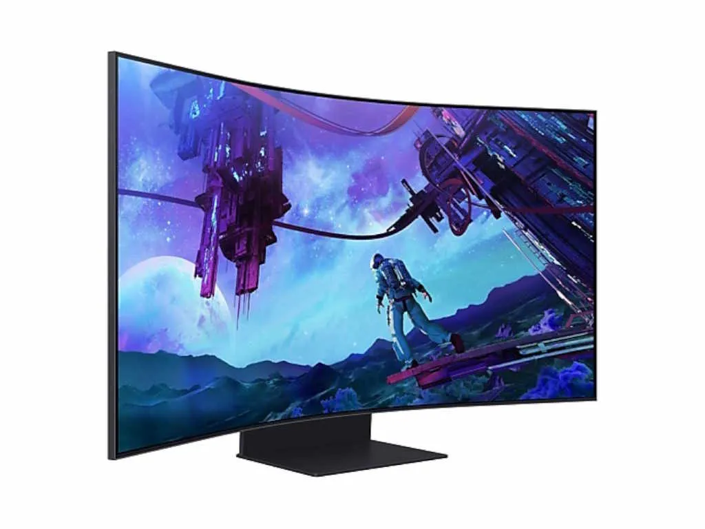 Samsung Monitor SAMSUNG Odyssey Ark LS55CG970NUXDU 55"/VA,zakrivljen/3840x2160/165Hz/1ms GtG/HDMIx4,USB,LAN Slika 5