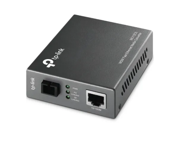 TP-Link TP-LINK Media konverter 10/100Mbps to 100Mbps single-mode SC fiber, domet do 20km Slika 1