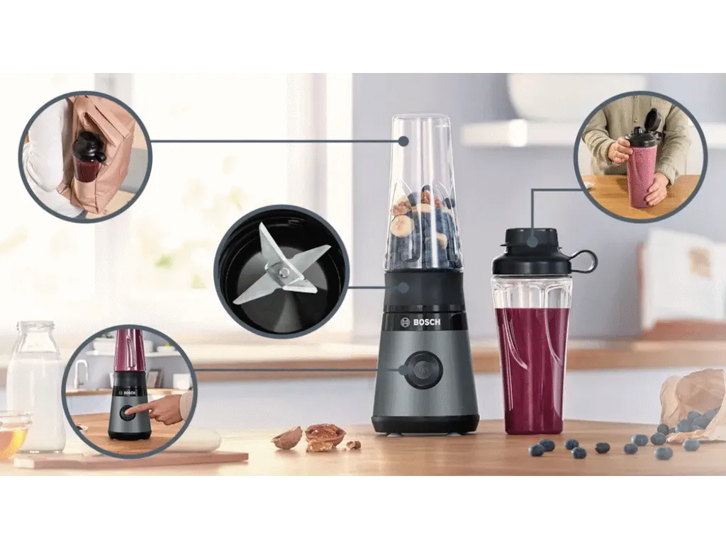 Bosch Blender BOSCH MMB2111S/Serija2/450W/inox Slika 4