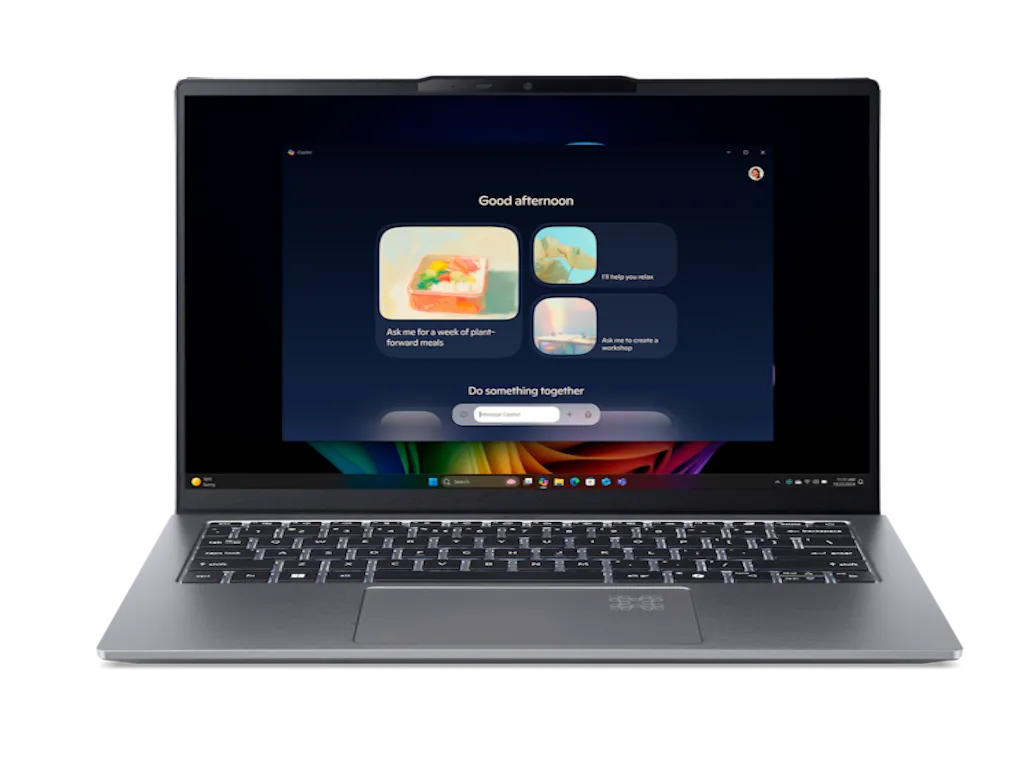 Laptop ACER Swift Go 14 AI SFG14-64 Win11H/14" WUXGA OLED/Ryzen 5 AI 340/16GB/512GB SSD/srebrna Slika 2