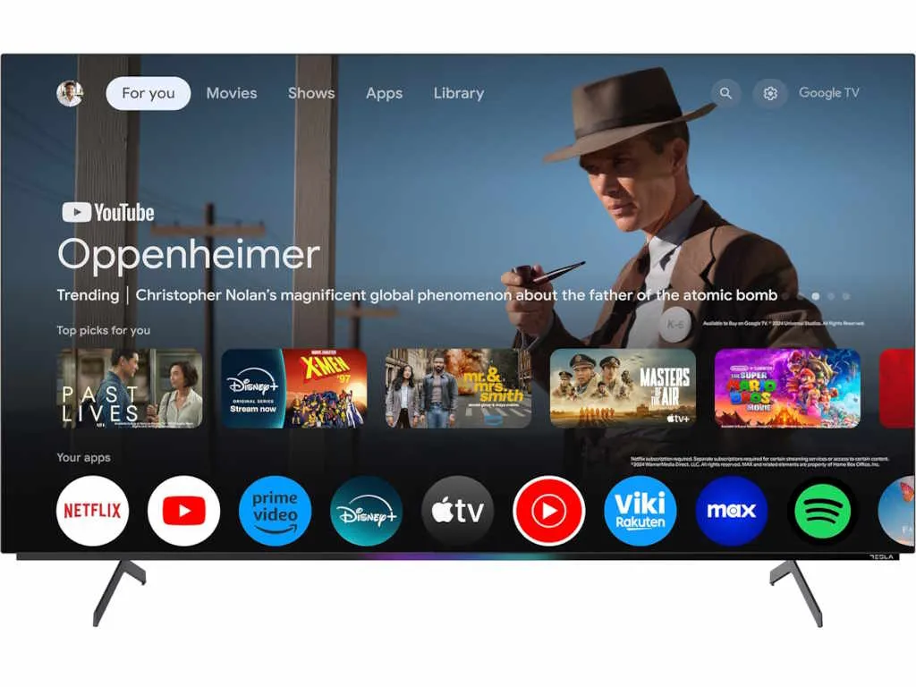 Tesla Televizor TESLA O65S949GUS/OLED/65"/UHD/Smart/Google TV/siva Slika 3