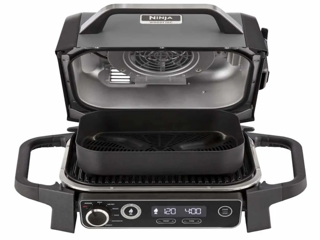Ninja Gril NINJA OG701EU Woodfire Electric Outdoor BBQ Grill & Smoker/2400W/crna Slika 4
