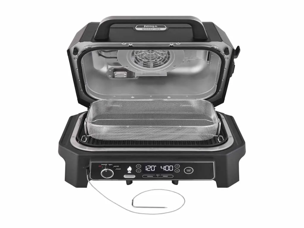Ninja Roštilj NINJA OG850EU Woodfire Pro XL Electric BBQ Grill&Smoker/1700W/crna-siva Slika 5