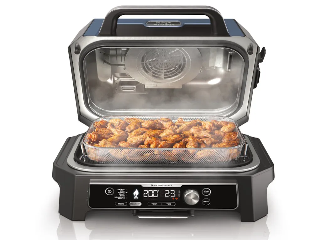 Ninja Roštilj NINJA OG901EU Woodfire PRO Connect XL/1700W/plava-crna Slika 23