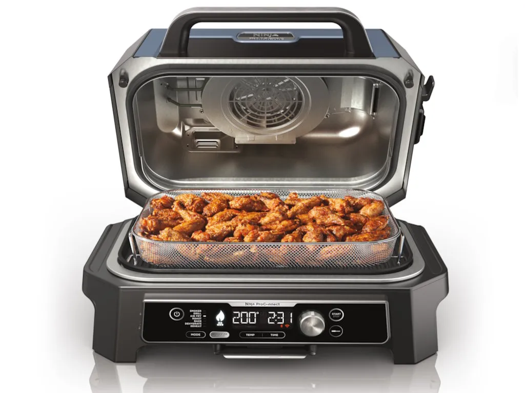 Ninja Roštilj NINJA OG901EU Woodfire PRO Connect XL/1700W/plava-crna Slika 24
