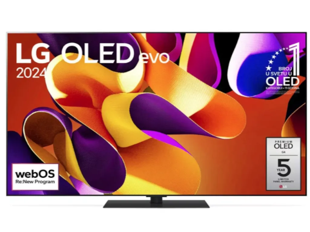 LG BG Televizor LG OLED55G43LS/OLED evo/55"/4K Ultra HD/smart/webOS 24/crna Slika 1