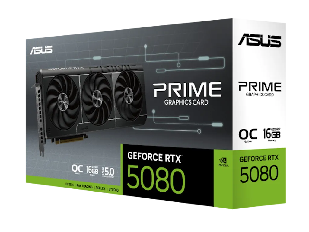 Graficka karta ASUS PRIME-RTX5080-O16G NVD/16GB/GDDR7/256bit/crna Slika 1
