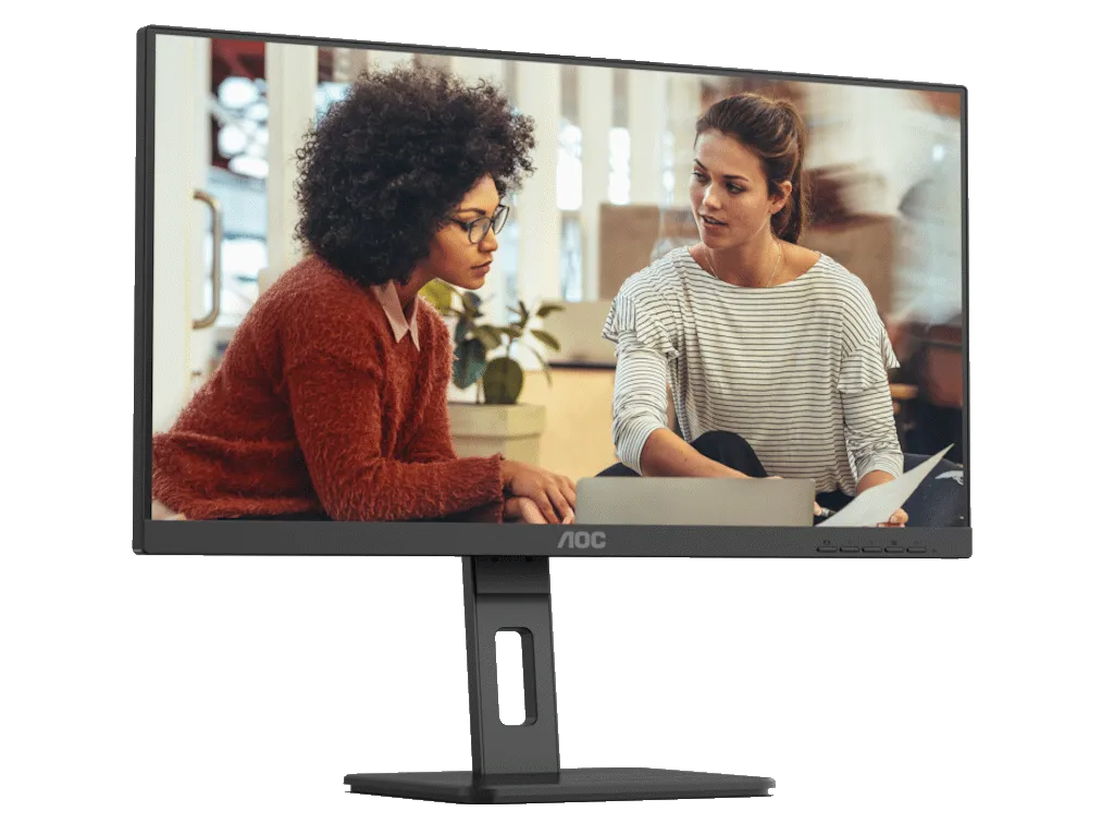 Monitor AOC Q27E3UMF 27"/VA/2560x1440/75Hz/4ms GtG/HDMI,DP,USB/Pivot,visina/zvucnici/crna Slika 4