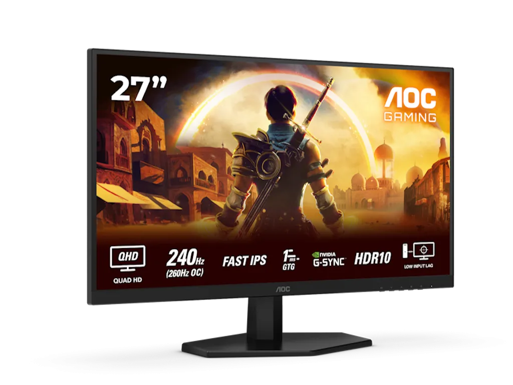Monitor AOC Q27G42ZE 27"/IPS/2560x1440/260Hz/1ms GtG/HDMI,DP/G-sync/VESA/crna Slika 2