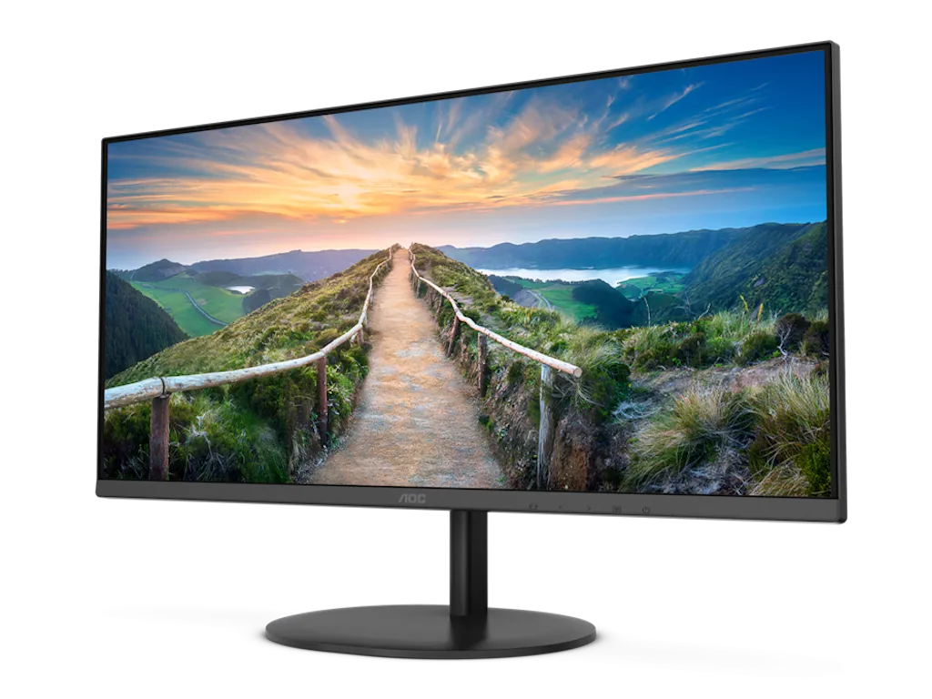 Monitor AOC Q27V4EA 27"/IPS/2560x1440/75Hz/4ms GtG/HDMI,DP/adaptive sync/zvucnici/VESA/crna Slika 2