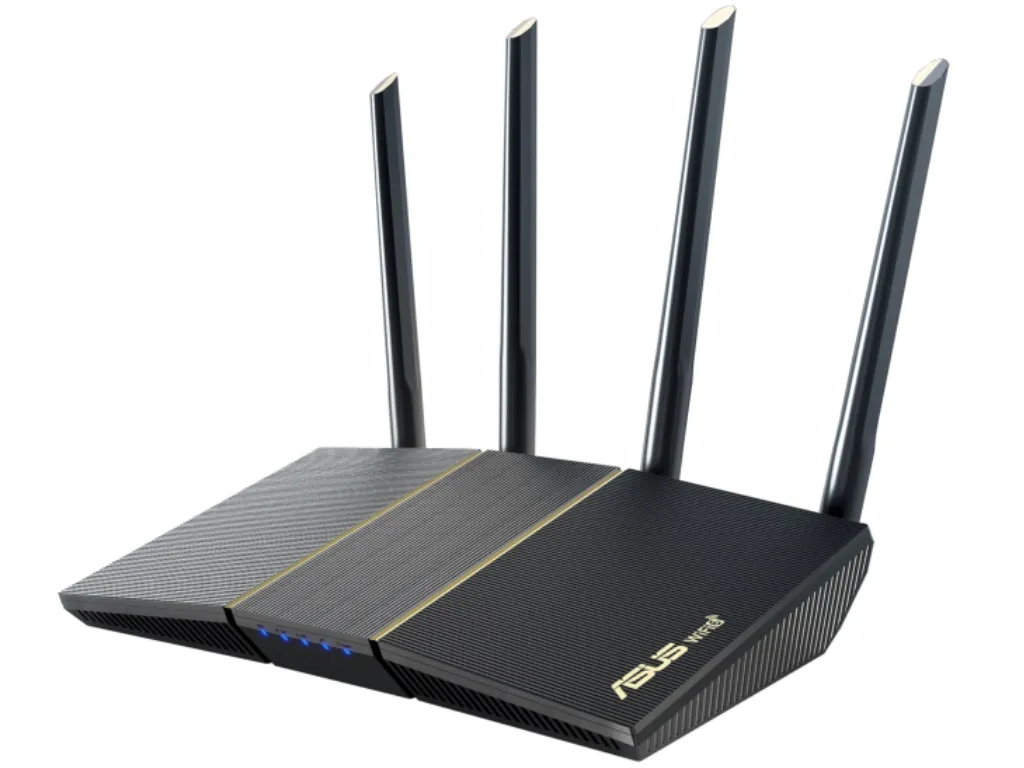 Asus Bežicni ruter ASUS RT-AX57 Wi-Fi/AX3000/2402 Mbps/574 Mbps/4 antene/crna Slika 1