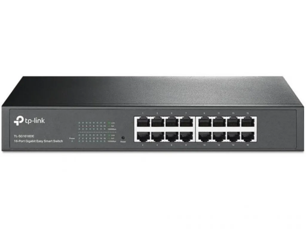 TP-Link Switch TP-LINK TL-SG1016DE Gigabit/16x RJ45/10/100/1000Mbs/eSmart/Rackmount metalno kuciste Slika 3