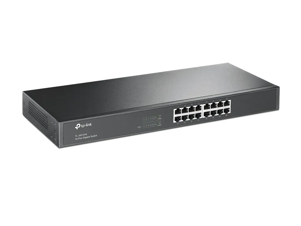 TP-Link Switch TP-LINK TL-SG1016 Gigabit 16xRJ45 10/100/1000Mbps metalno kuciste Slika 1