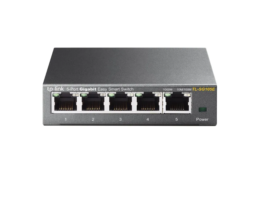 Switch TP-LINK TL-SG105E Gigabit/5x RJ45/10/100/1000Mbps/eSmart/Desktop metalno kuciste Slika 2
