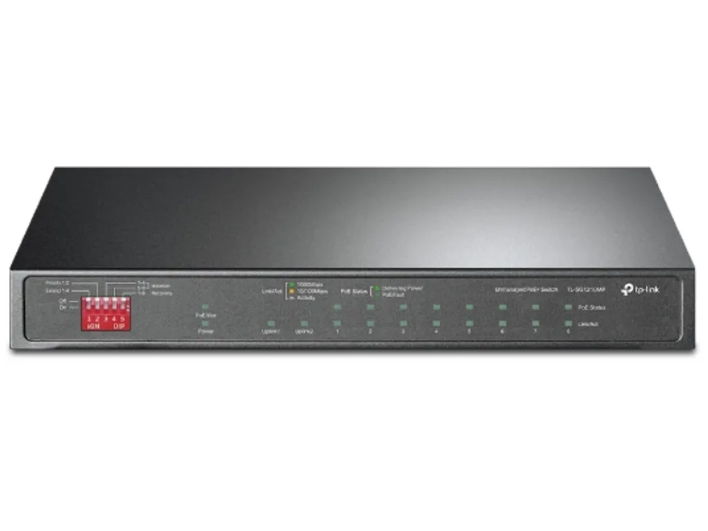 TP-Link Switch TP-LINK TL-SG1210MP Gigabit 10xRJ45/10/100/1000Mbps/8xPOE+/1xSFP Slika 1