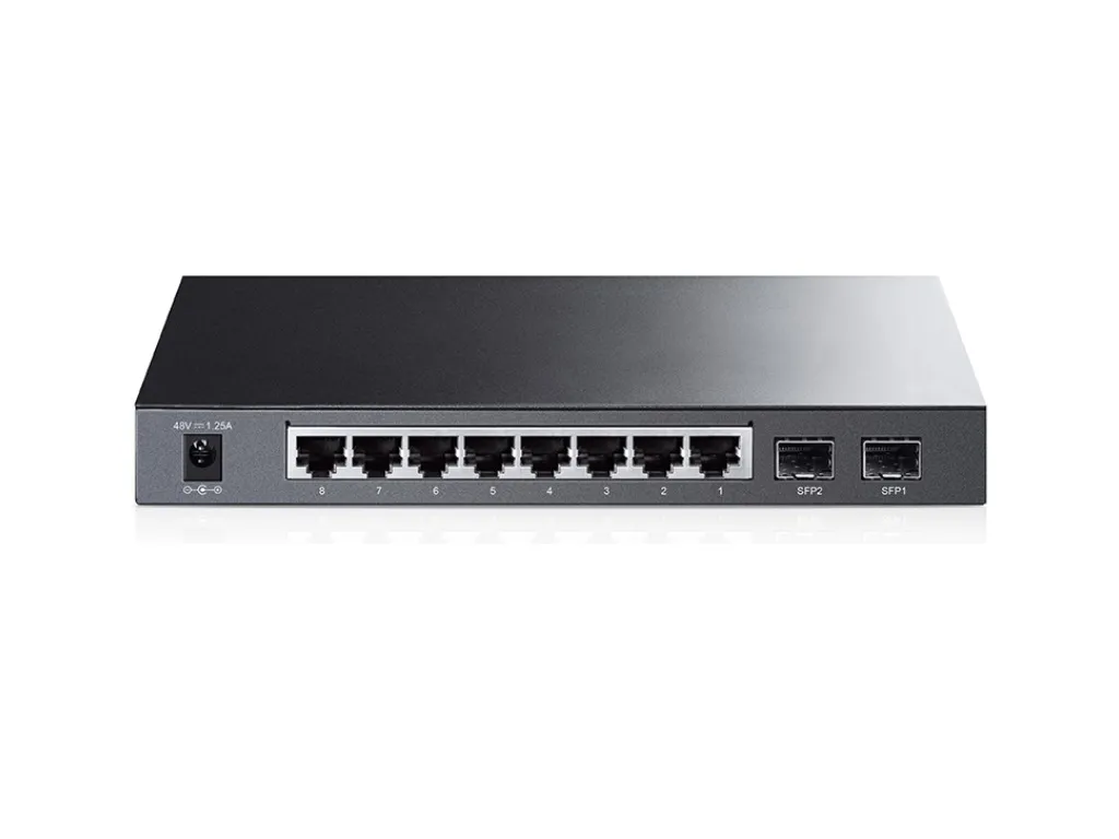 TP-Link Switch TP-LINK TL-SG2210P(T1500G-10PS) Gigabit/10x RJ45/1Gbps/Smart/8x POE+/Desktop metalno kuciste Slika 2