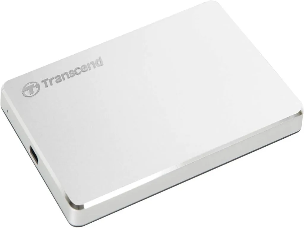 Transcend Hard disk TRANSCEND TS2TSJ25C3S eksterni/2TB/2.5"/Type C/srebrna Slika 1