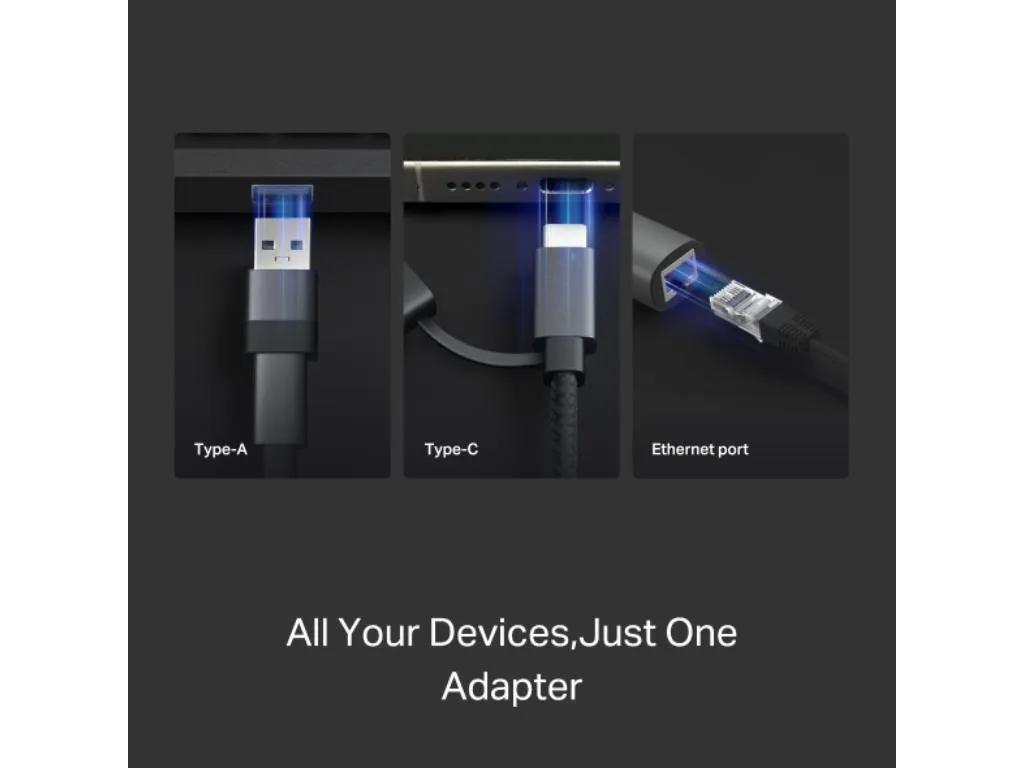 Adapter TP-LINK UE310C USB-C /USB-A-> RJ45 Gigabit Ethernet Network Slika 5