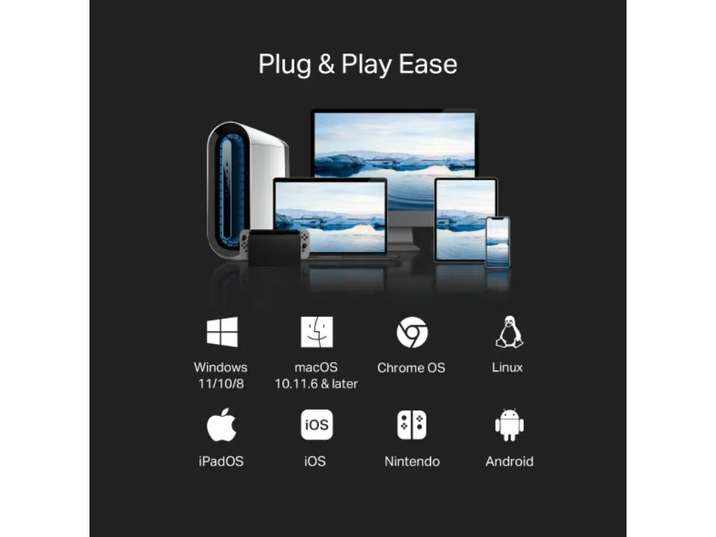 Adapter TP-LINK UE310C USB-C /USB-A-> RJ45 Gigabit Ethernet Network Slika 2