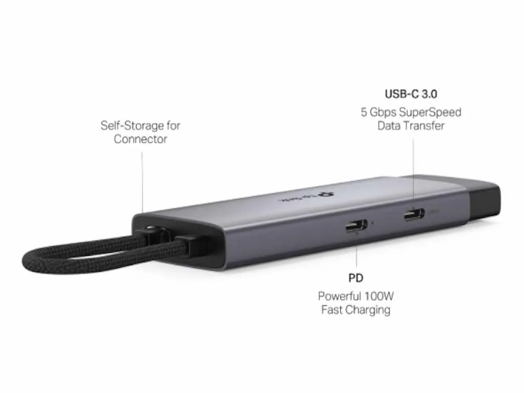 TP-Link Hub TP-LINK UH5020C USB Type-C 5-Port Hub/1*HDMI 4K@60Hz/1*PD 100W/1*USB Type-C 5Gbps 2*USB Type-A 5 Slika 3