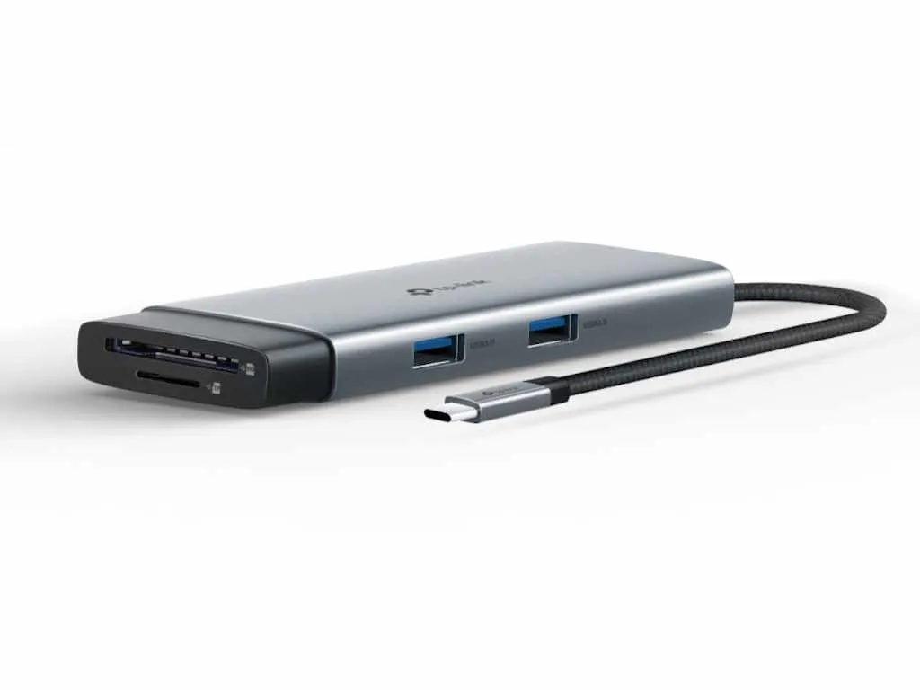 TP-Link Hub TP-LINK USB Type-C 7-Port Hub/1USB-C /1 HDMI 4K 60Hz Port,1 × USB-C PD 100W Port,1 × SD Slika 2