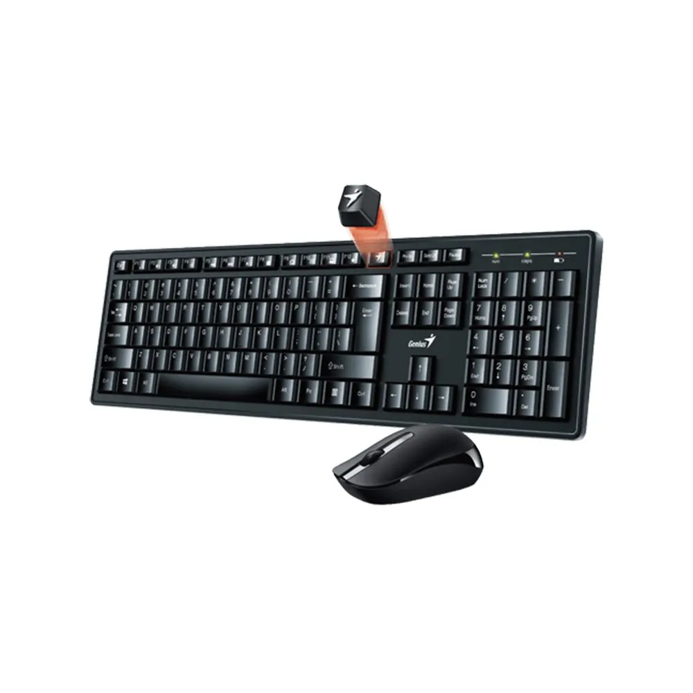 Tastatura i miš bežični Genius KM-8200 US Slika 1
