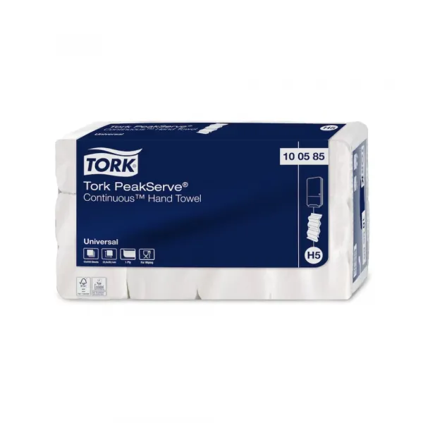 Ubrus za dispenzer Tork H5 PeakServe Continuos jednoslojni 4920 listića 1/12  100585 Slika 2