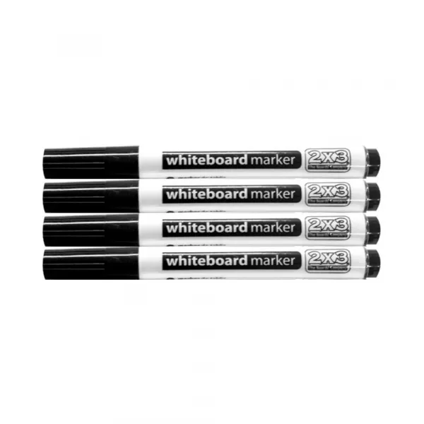 Board marker 2x3 AS104B - set 4 crna markera Slika 2