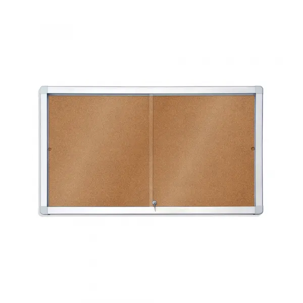 Tabla oglasna Rocada 8xA4, plutana, klizna vrata, 94 x 68 Slika 1