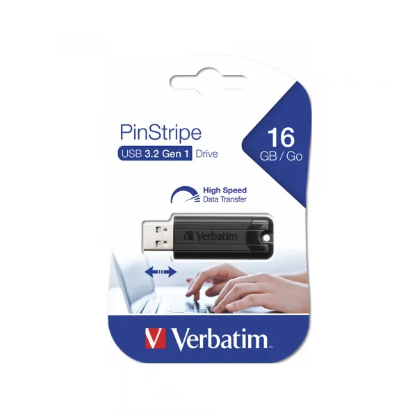 Flash USB 16gb Verbatim 3.2 PinStripe Slika 1