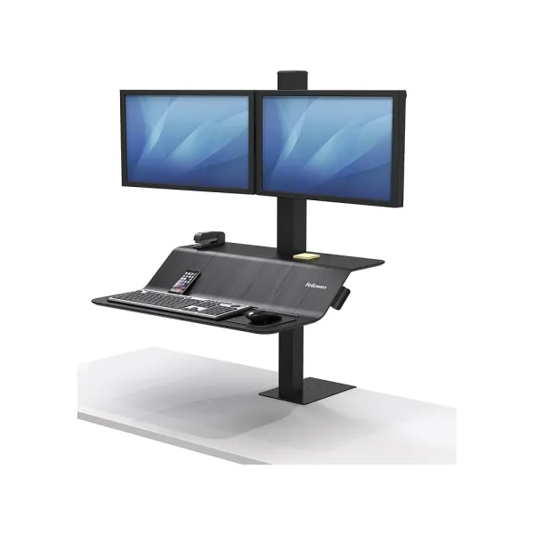 Radna platforma Fellowes Lotus VE Sit-Stand dual monitor 8082001 Slika 1