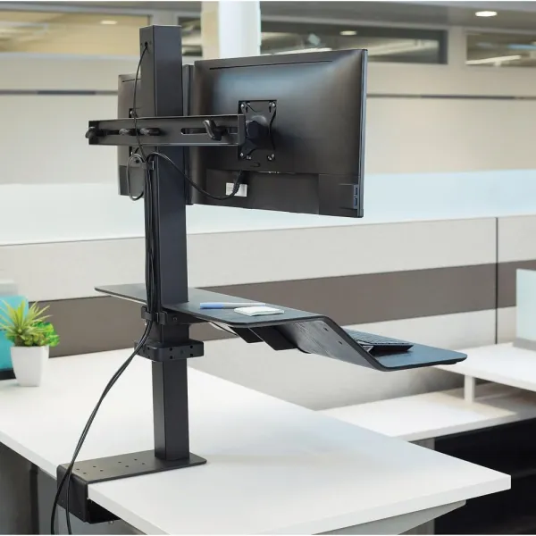 Radna platforma Fellowes Lotus VE Sit-Stand dual monitor 8082001 Slika 4
