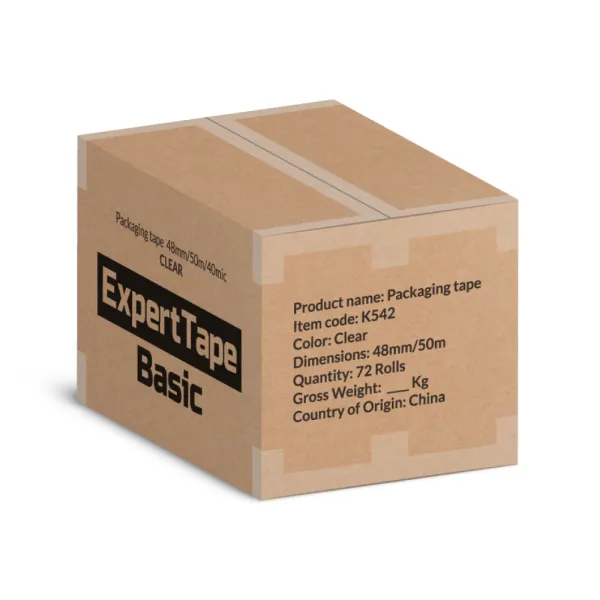 Samolepljiva selotejp traka ExpertTape Basic 48x50 /40 mikrona/ providna Slika 2