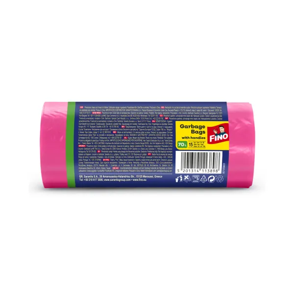 Fino Kese za smeće FINO HD Premium 70 litara 62x74 15/1 Slika 2