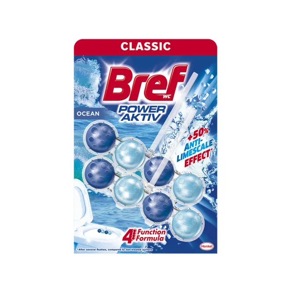 Hemija Osveživač za WC šolju Bref kuglice 2x50g 2/1 ocean Slika 1