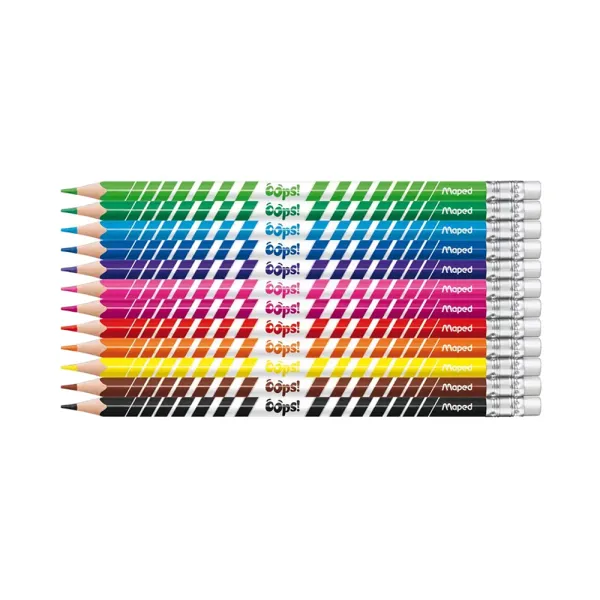 Drvene bojice Maped color peps sa gumicom 1/12 Slika 2