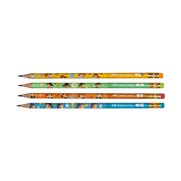 Grafitna olovka Faber Castell Pirates sa gum 2B 88000 Slika 1